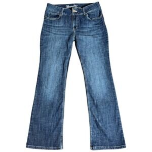 Wrangler Women's Boot Cut Jeans Size 32x30‎ Rodeo Dark Wash Denim Pant 1009MWZDO